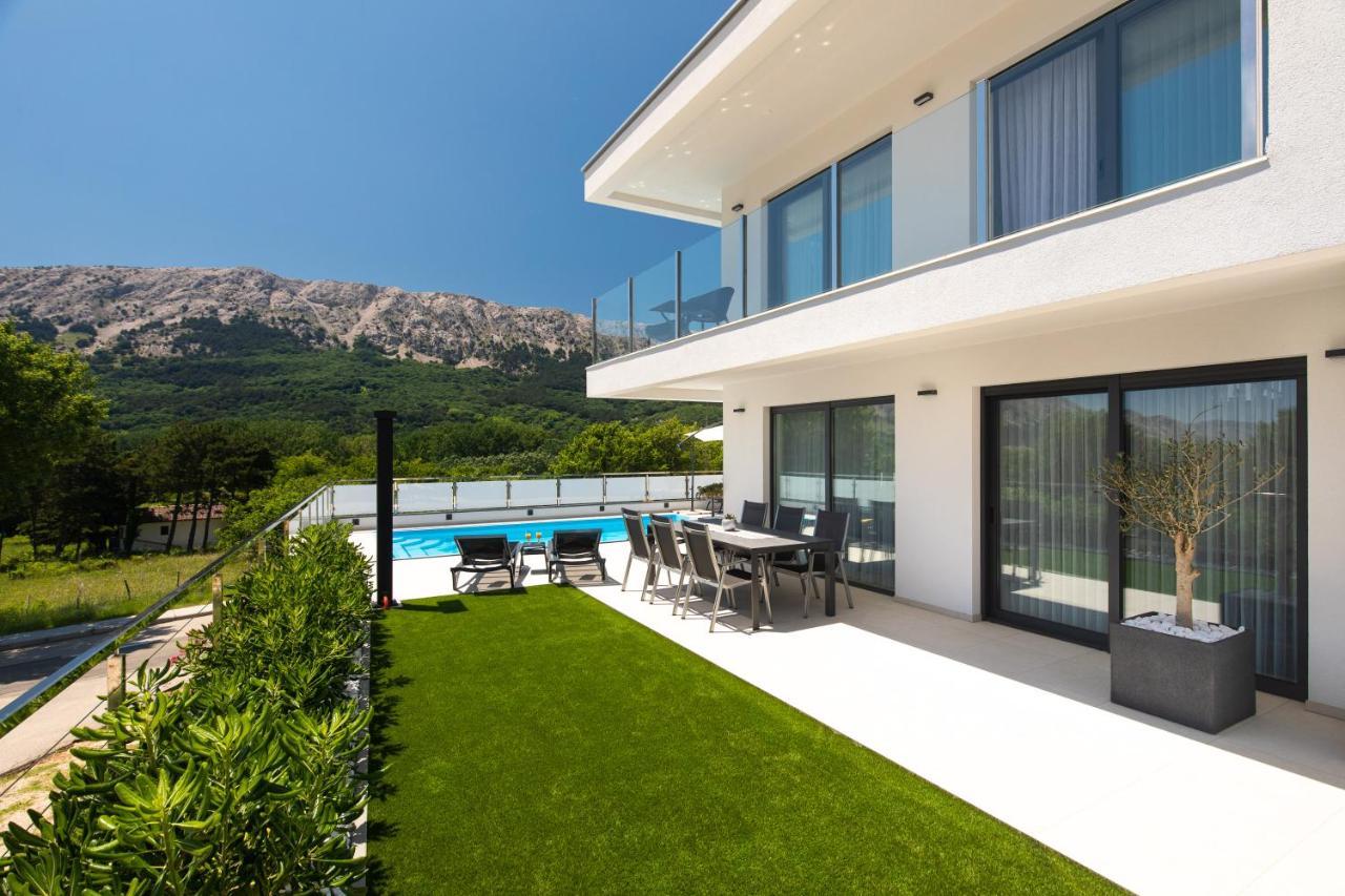Villa Supernus With Heated Pool Baska  Exterior photo