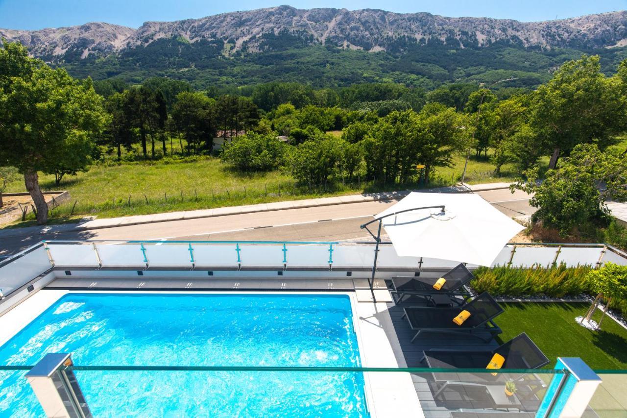 Villa Supernus With Heated Pool Baska  Exterior photo