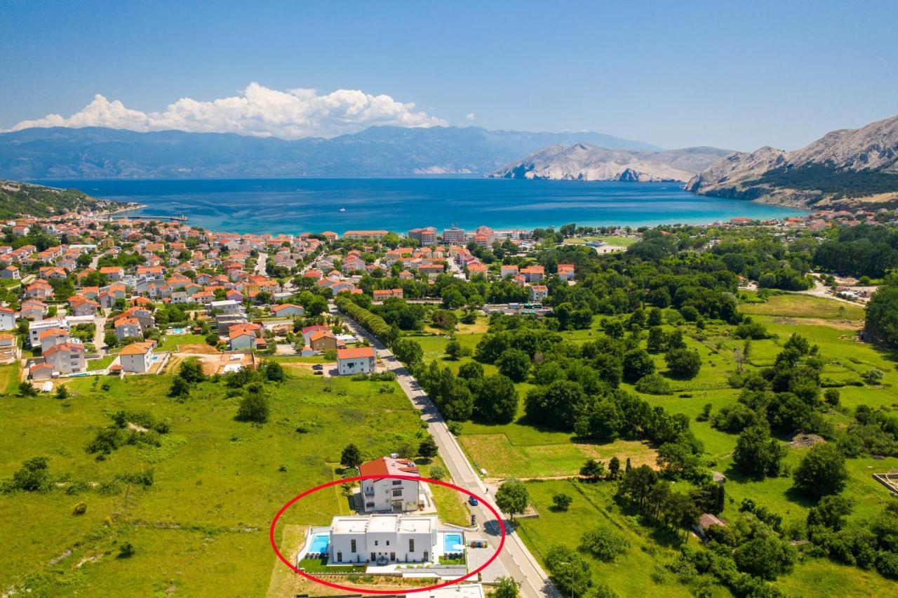 Villa Supernus With Heated Pool Baska  Exterior photo