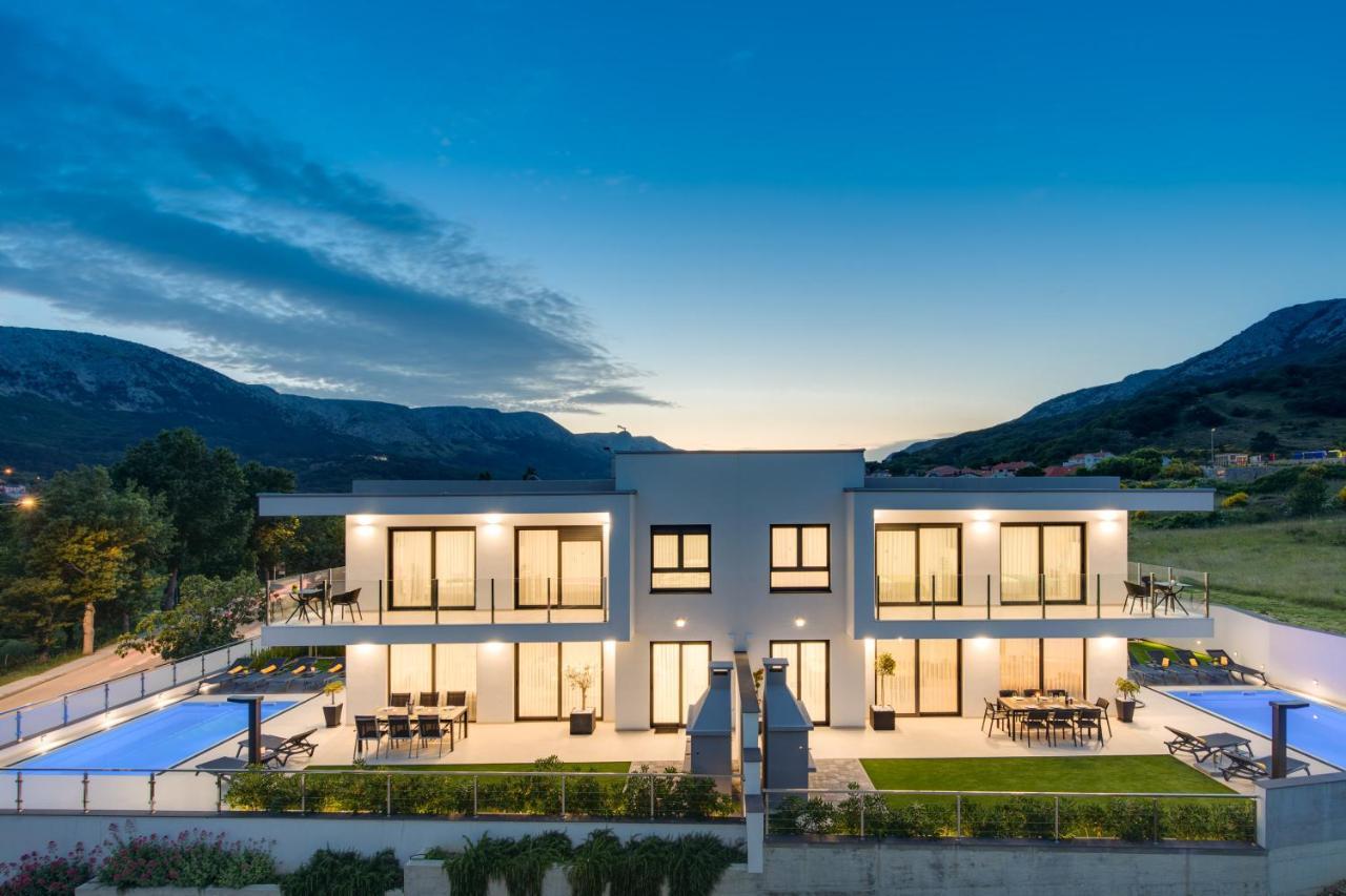 Villa Supernus With Heated Pool Baska  Exterior photo